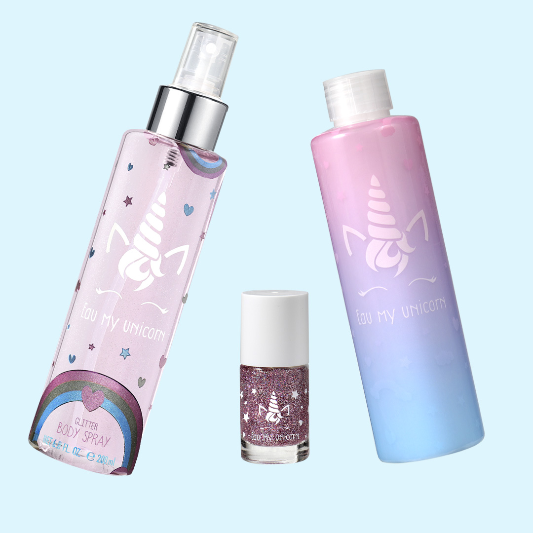 Gift Set with Body Spray, <br>Nail polish & Body Lotion