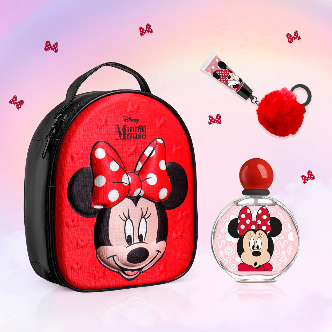 Zip Case with EDT 100 ml &<br>Lip Gloss with Pompom Charm