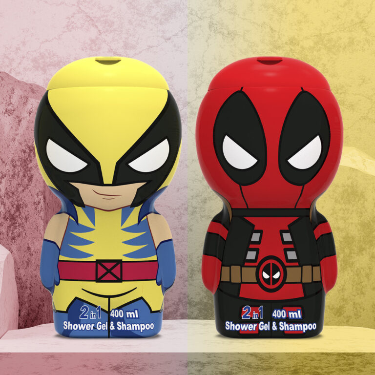 Deadpool y Lobezno Gel de Ducha y Champú 400 ml