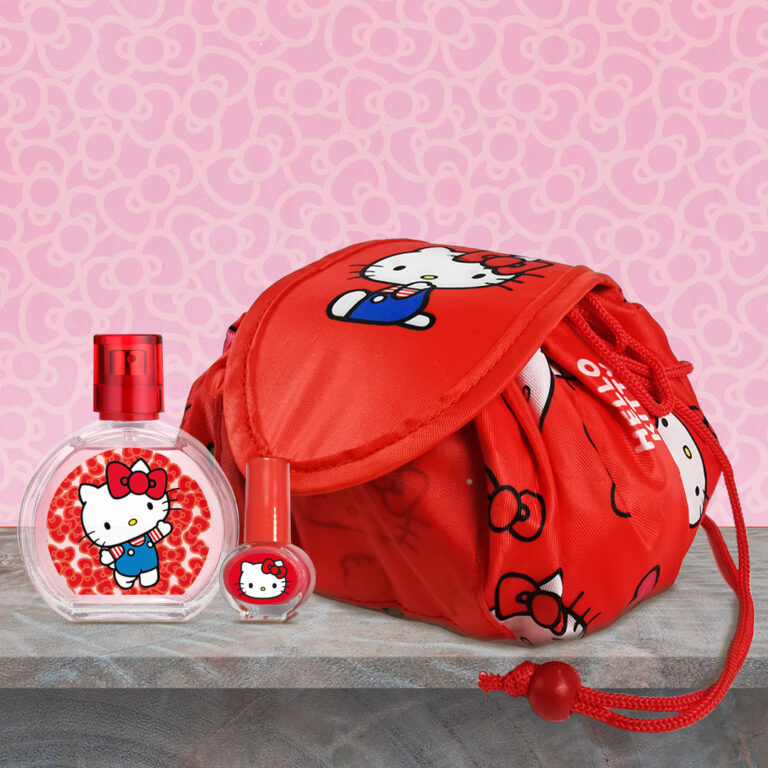 Estuche con EDT 50 ml Bolsa de maquillaje y Esmalte de