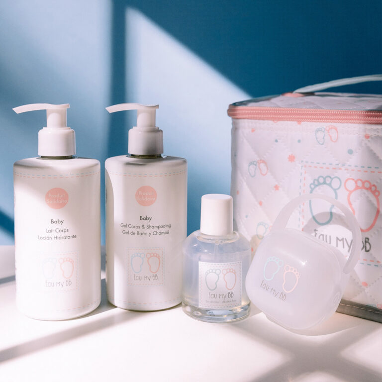 Neceser con EDS, Loción Hidratante, Gel De Baño y Porta Chupete