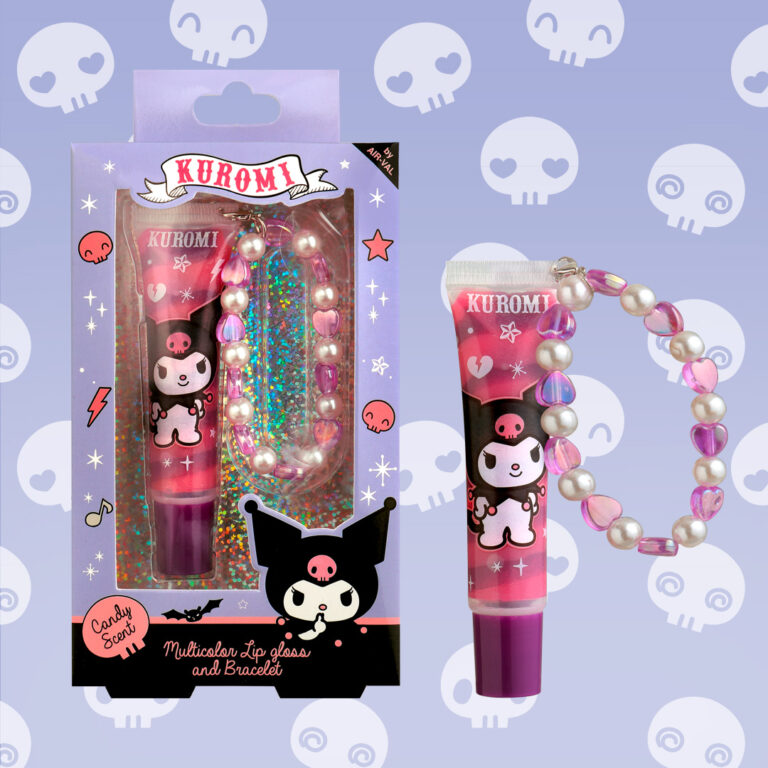 Multi-Colour Lip Gloss with Bracelet