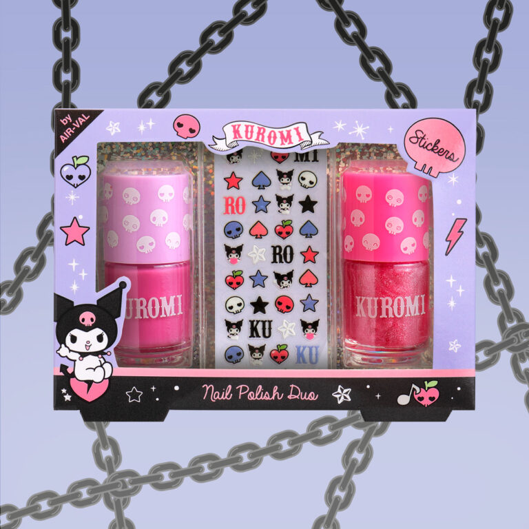 Set Nail Polish Duo and Stickers