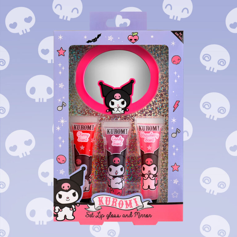Set with 3 Lip Glosses and Mirror